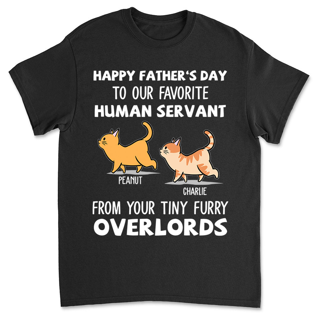 Human Servant - Personalized Custom Unisex 5.3 oz T-shirt for Pet Lovers