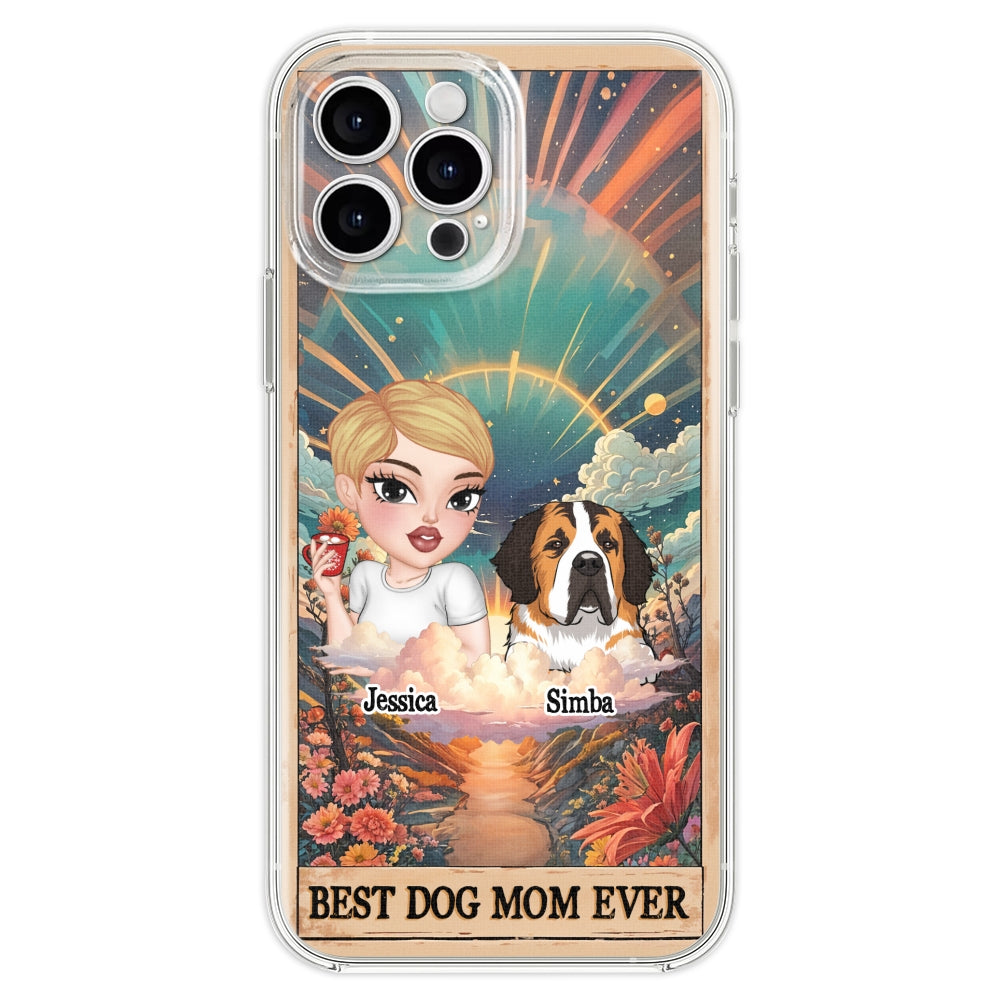 Customizable Dog Mom Tarot Personalized Phone Case - Ideal Gift for Canine - Loving Moms