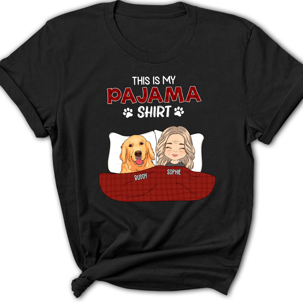 Personalized Custom Women's Pajama Shirt Version 3 - Ideal Gift for Pet Lovers