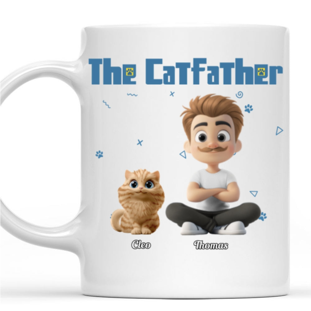I Am The Catfather - Unique Personalized Custom Coffee Mug for All Beverages