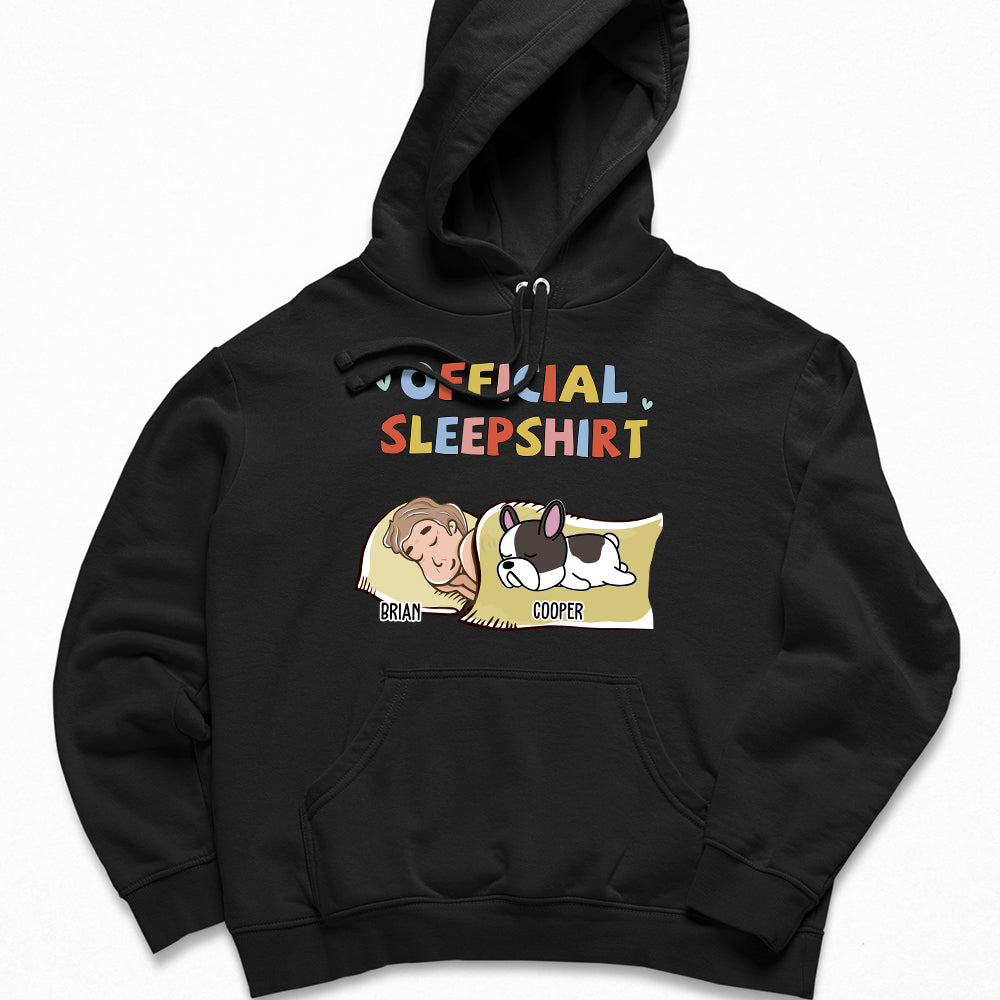 Sleeping Dog Sleepshirt Version 2 - Exclusive Personalized Custom Hoodie for Pet Lovers