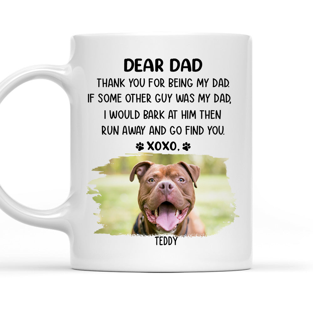 Dear Mom Xoxo Personalized Custom Photo Coffee Mug - Ideal Gift for Pet Lovers