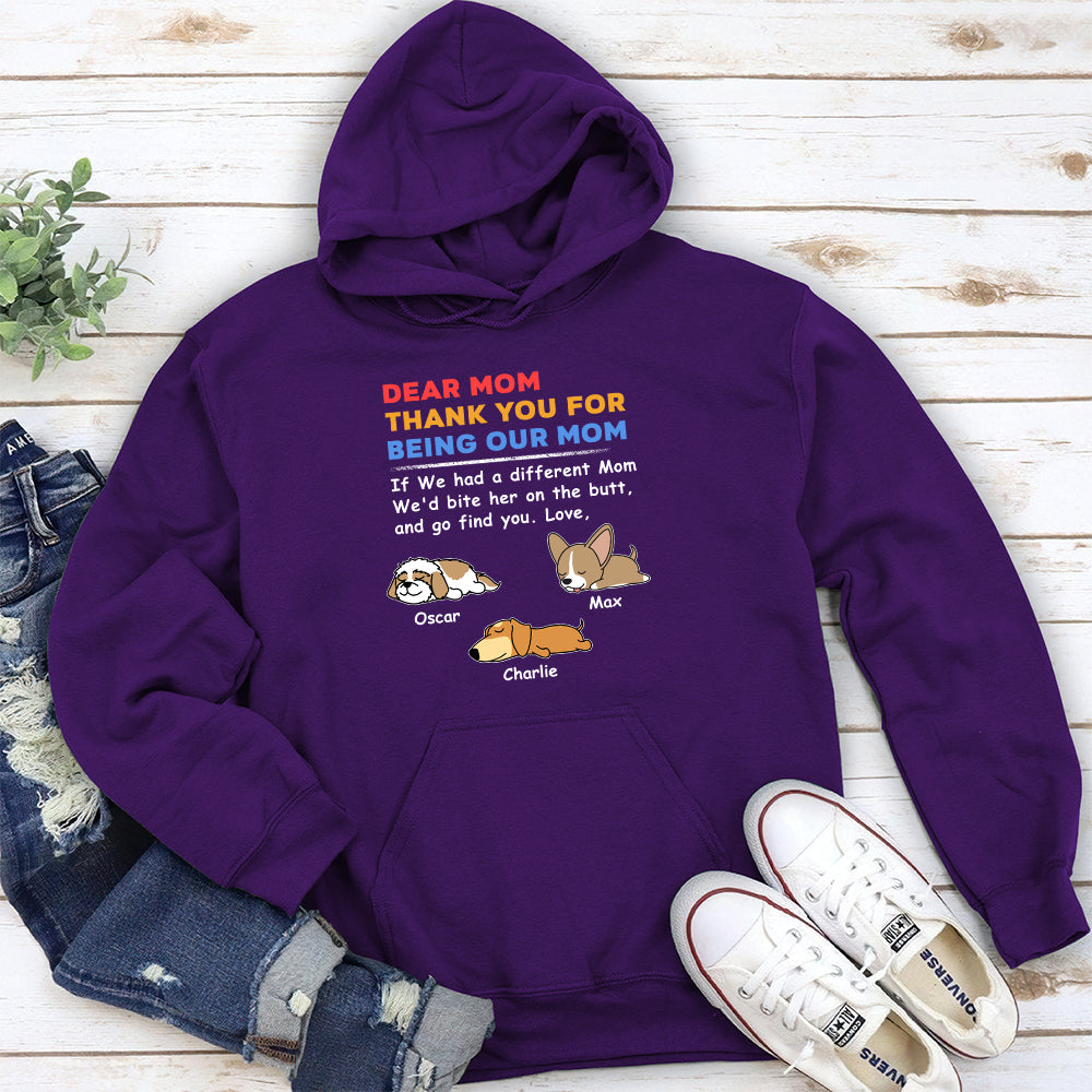Bite The Butt 2 - Personalized Custom Unisex 8.0 oz Hoodie for Pet Lovers