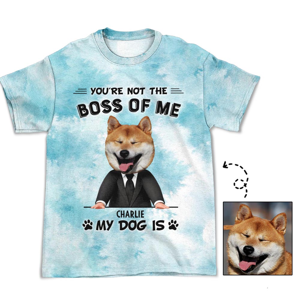 My Dog Is - Personalized Custom All-over-printed Photo T-shirt: Ideal for Everyday Wear