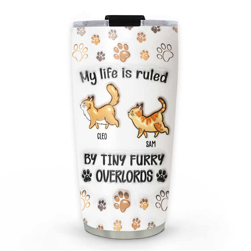 Your Overlords - Personalized Custom 3D Inflated Effect 20oz Stainless Steel Tumbler with Thousands of Cool Designs