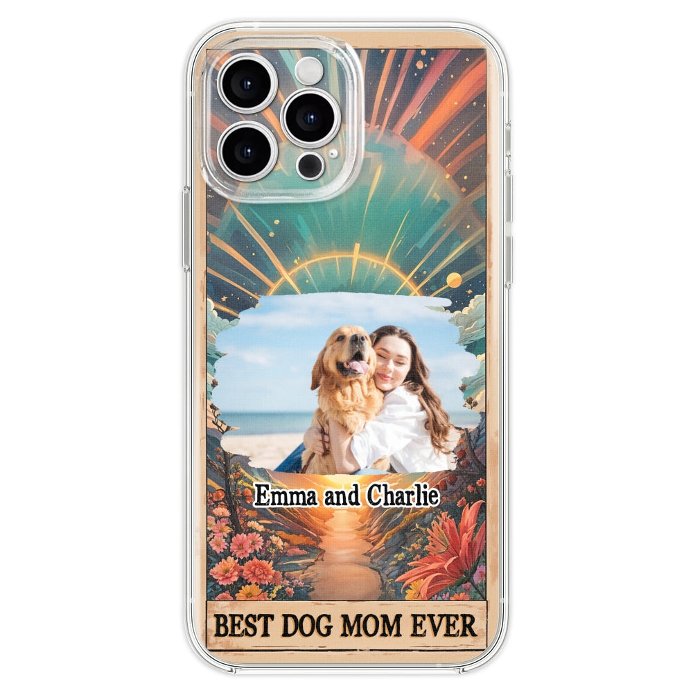 Personalized Custom Dog Mom Tarot Photo Smartphone Case - Ideal Gift for Dog Lovers