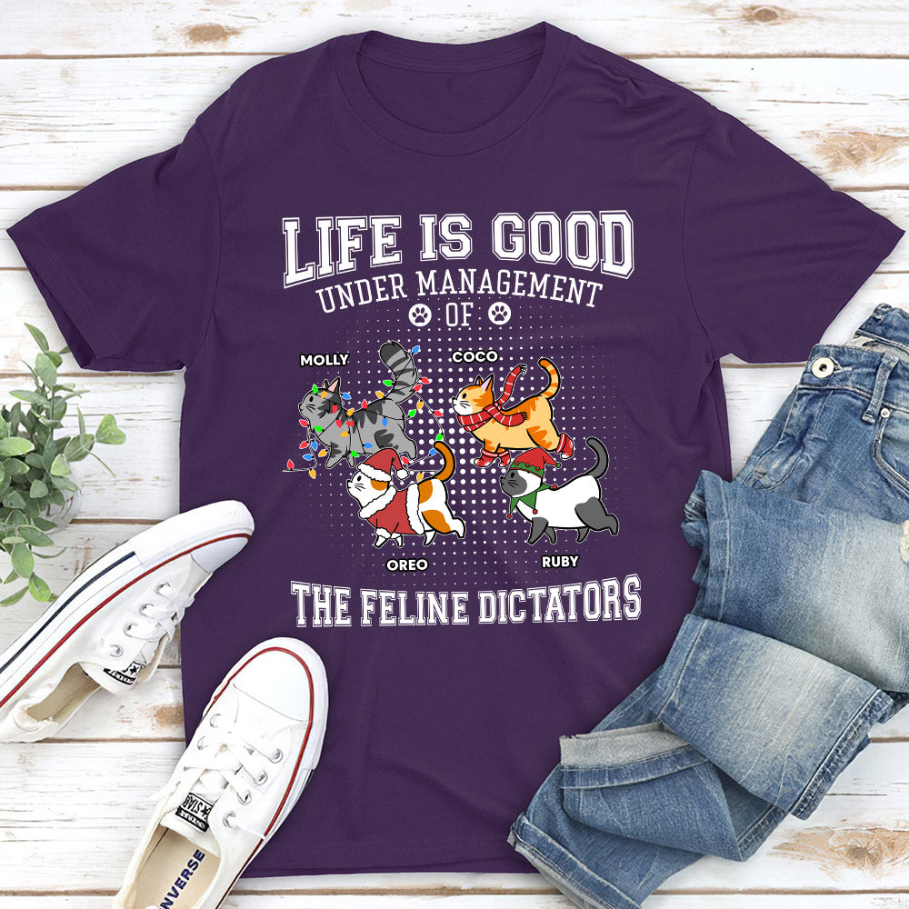 Under Management - Personalized Custom Unisex Heavy Cotton Midweight T-shirt for Pet Lovers