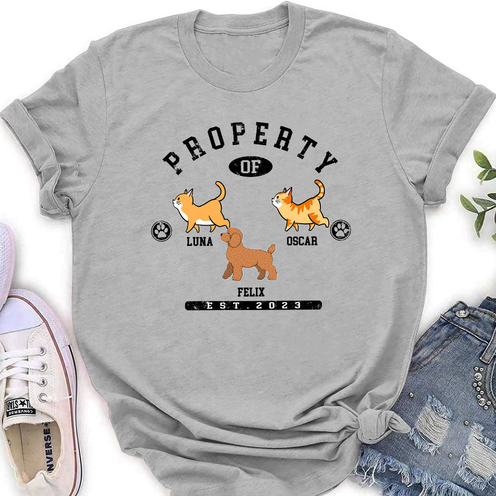 Personalized Custom Women's Pet - Themed T - shirt: Perfect Gift for Pet Lovers