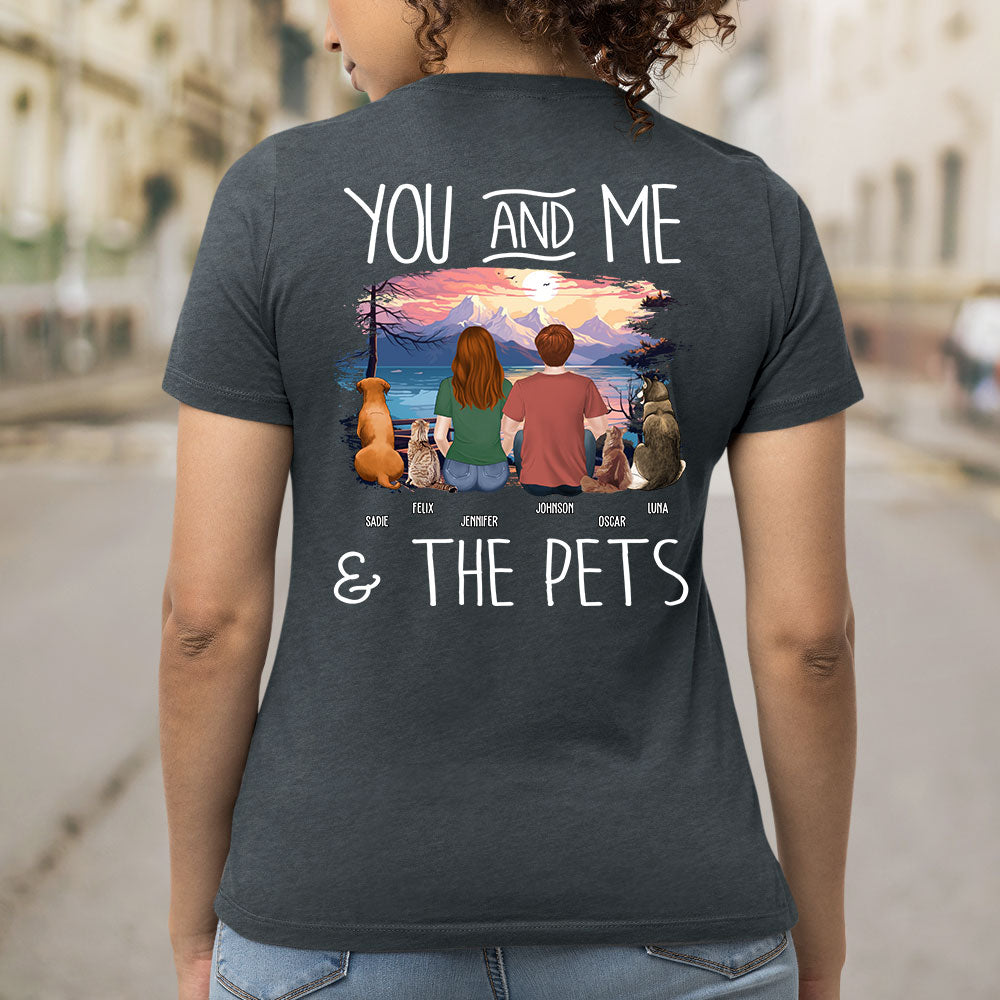 You Me Dogs - Exquisitely Personalized Custom Women's T-shirt for Pet Lovers