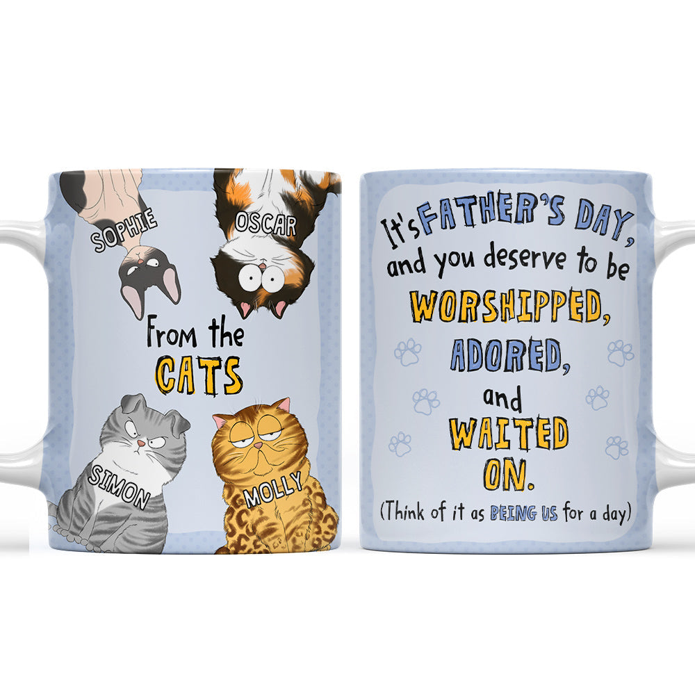 Waited On Version 2 - Exquisite Personalized Custom Coffee Mug for Pet Lovers