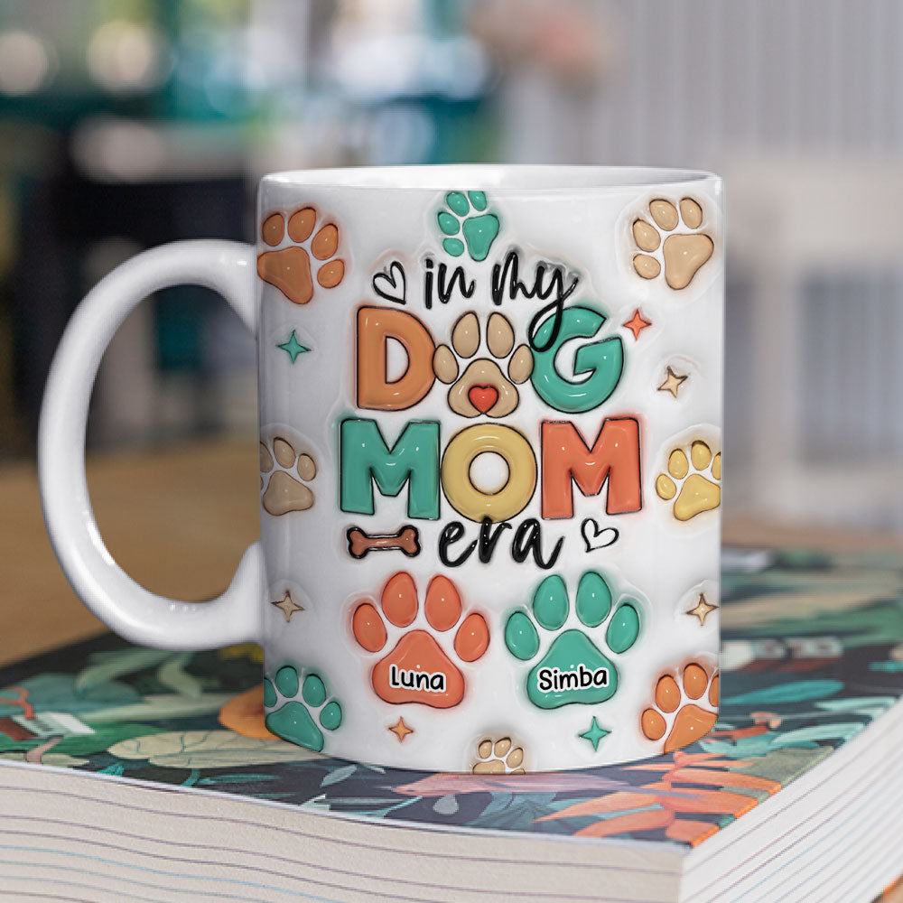 Dog Mom Era - Exquisite Personalized Custom 11oz Coffee Mug