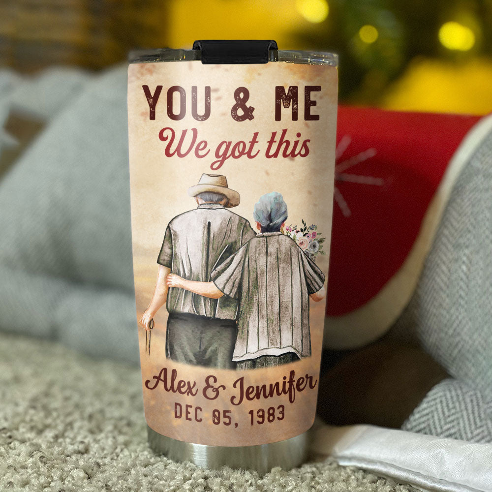 To My Beloved Wife - Personalized Custom 20oz Stainless Steel Tumbler with Thousands of Cool Designs