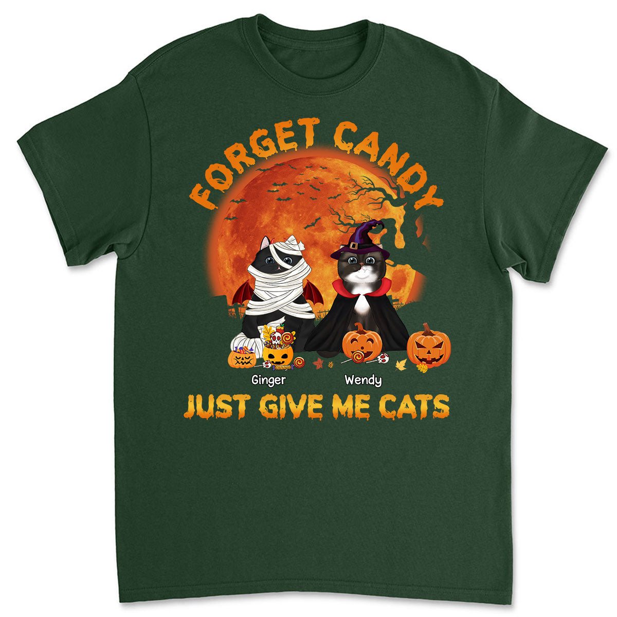 Give Me Cats - Stunning Personalized Custom Unisex 5.3 oz T-shirt for Pet Lovers