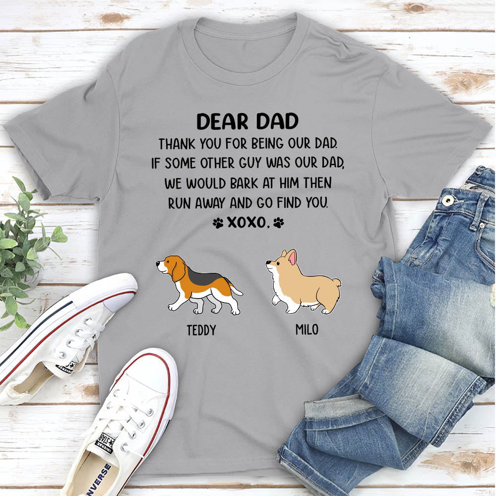 Dear Mom Xoxo - Personalized Custom Premium Men's 4.2 oz T-shirt for Pet Lovers
