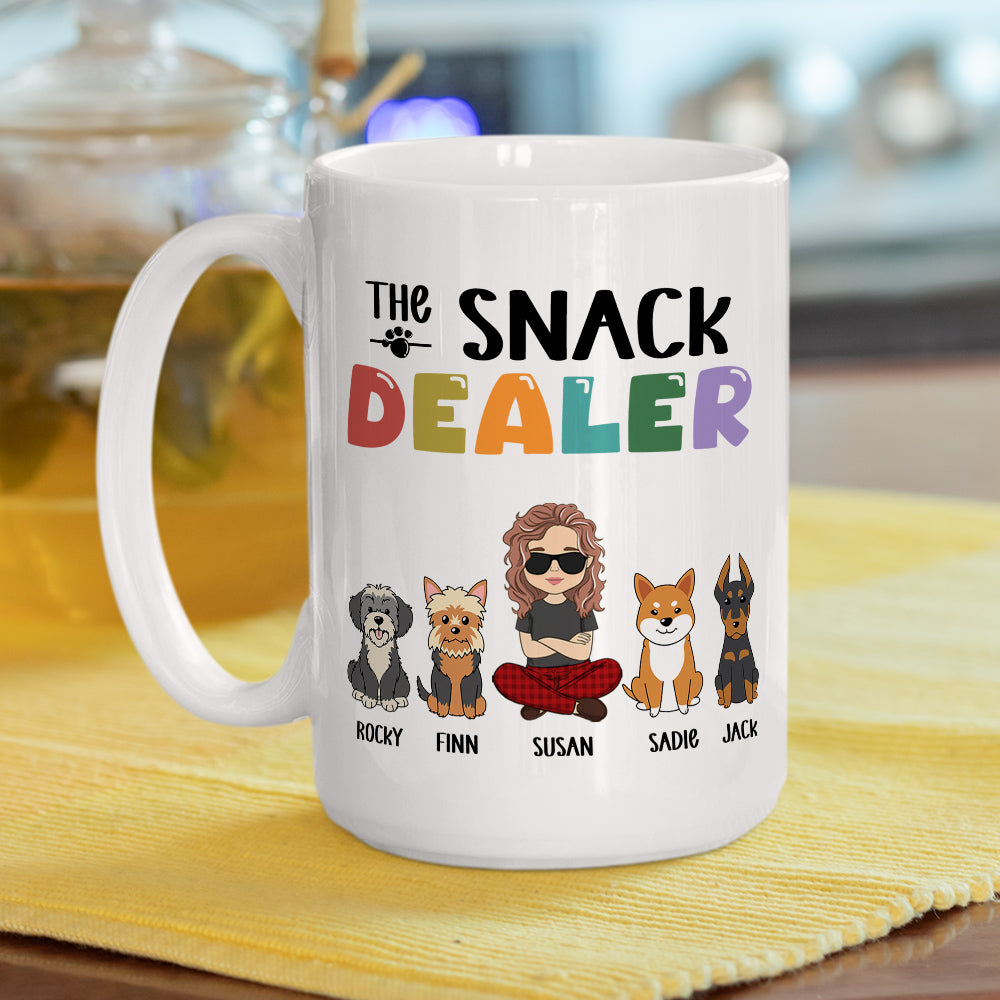 Snack Dealer 2 - Premium Personalized Custom Coffee Mug for Pet Lovers (11oz & 15oz)