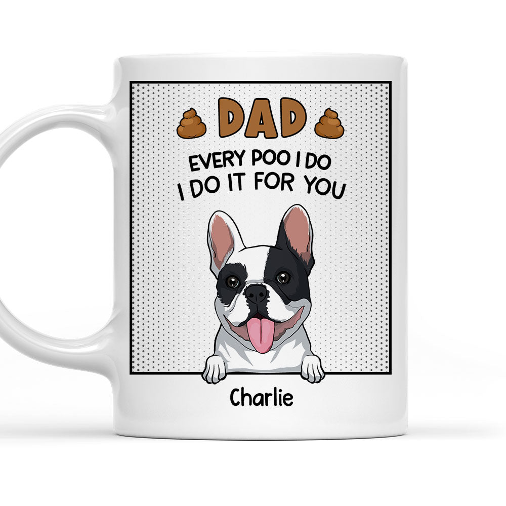 Personalized Custom 'Thanks For Picking Up Our Poop' Coffee Mug - Ideal for Pet Lovers