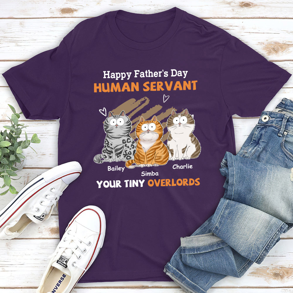 To My Human Servant - Personalized Custom Unisex 5.3 oz T-shirt for Pet Lovers