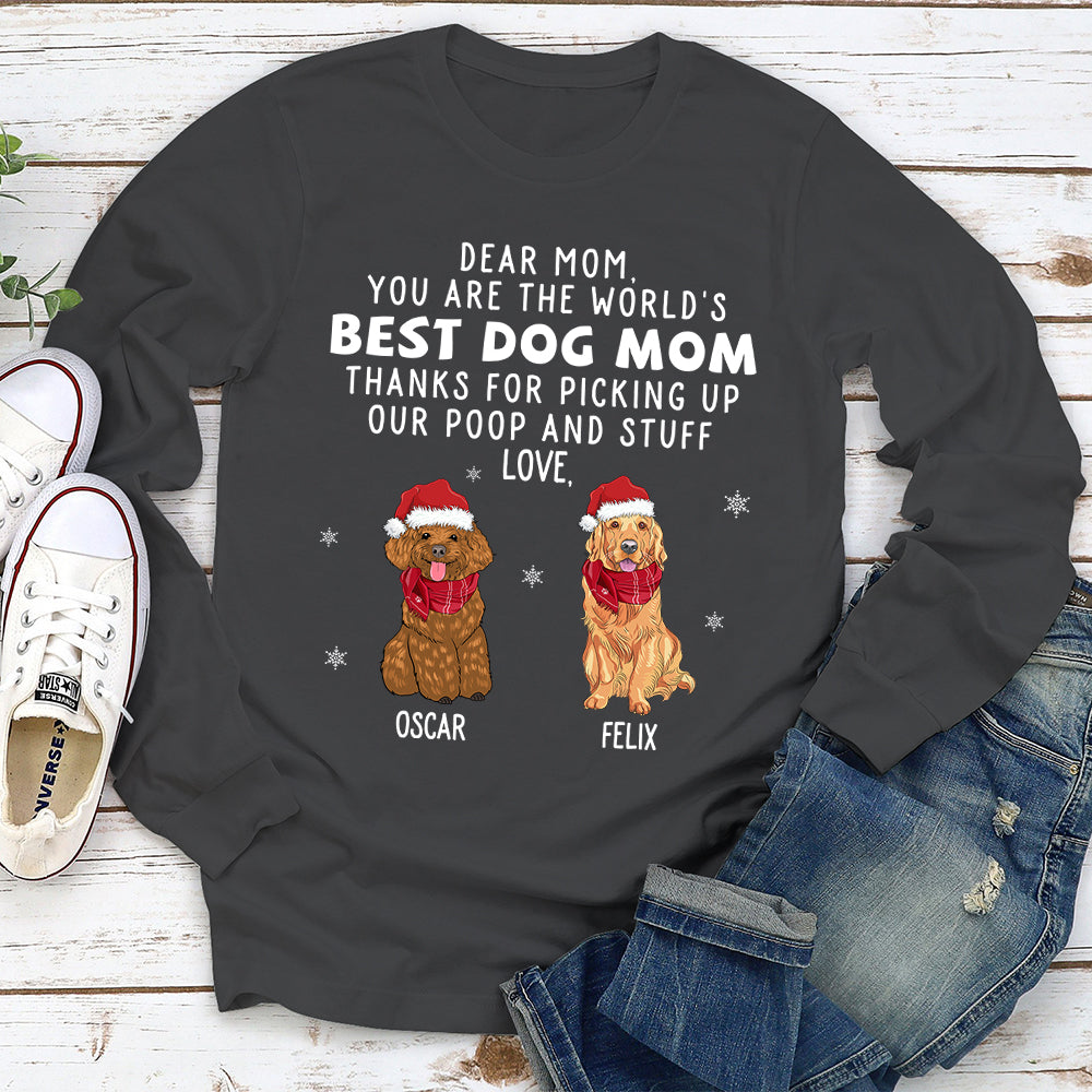 Thank You Dad/Mom - Premium Personalized Custom Long Sleeve T-shirt for Pet Lovers