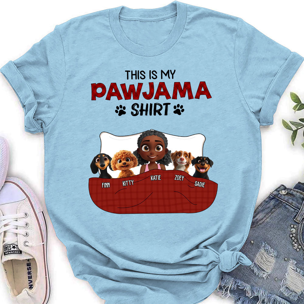 New Style Pawjama Personalized Custom Women's T-Shirt - Perfect Gift for Pet Lovers