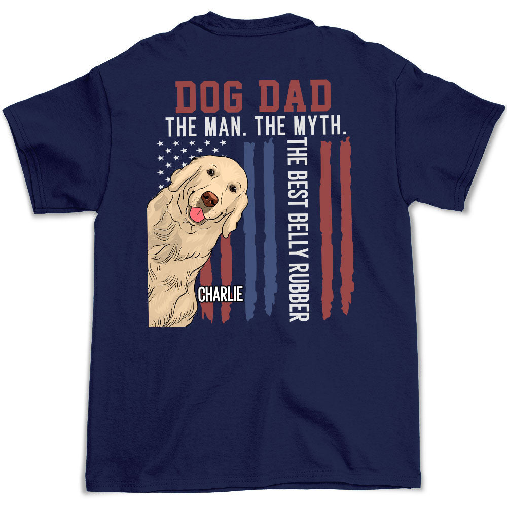 The Ultimate Personalized Custom Unisex Belly Rubber T-shirt - Ideal for Pet Lovers