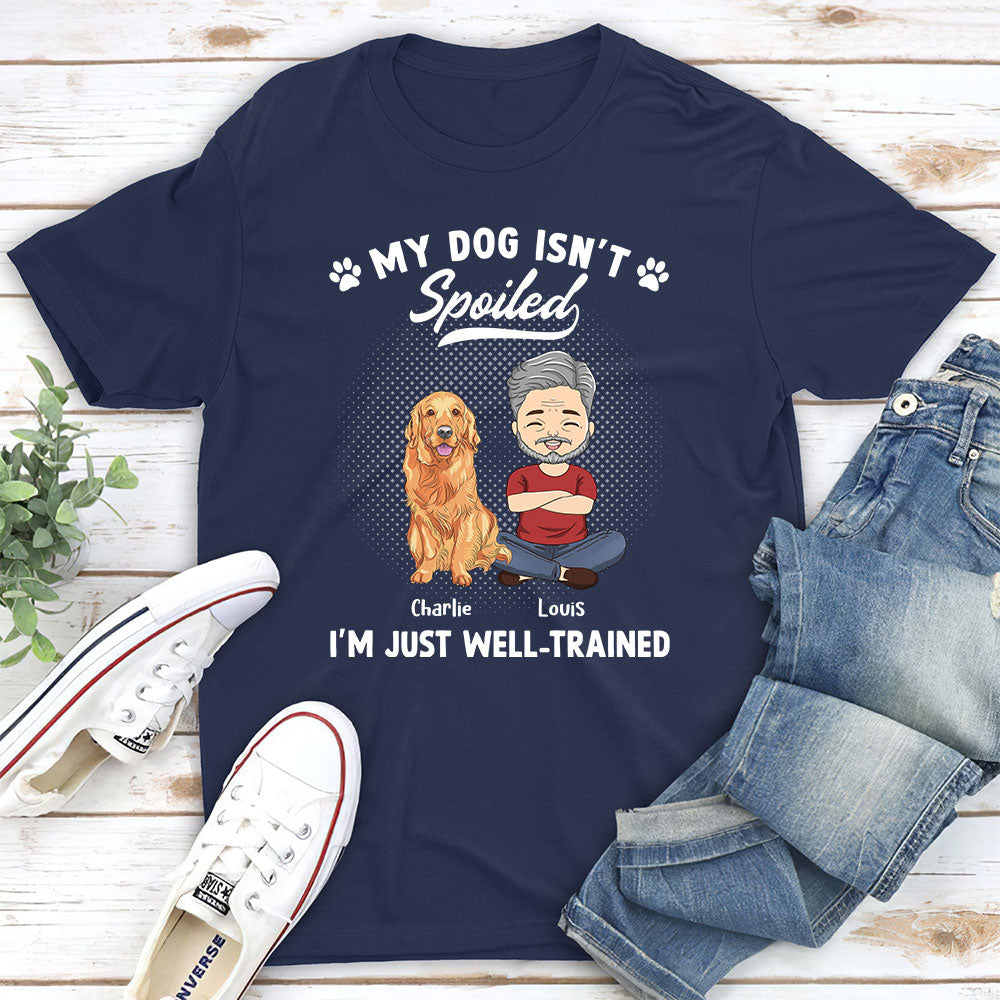 Spoiled Dog - Personalized Custom Unisex 5.3 oz T-shirt for Pet Lovers
