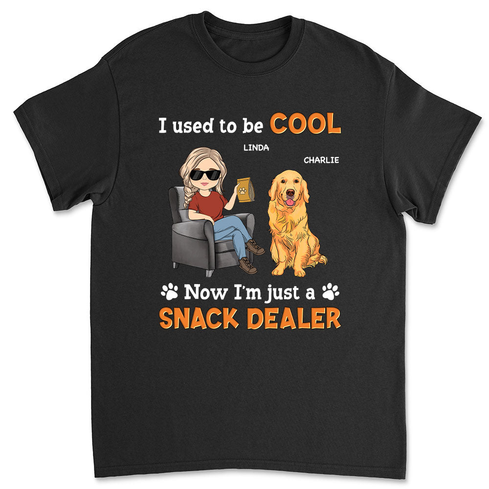 Just Snack Dealer - Personalized Custom Unisex 5.3 oz T-shirt for Pet Lovers