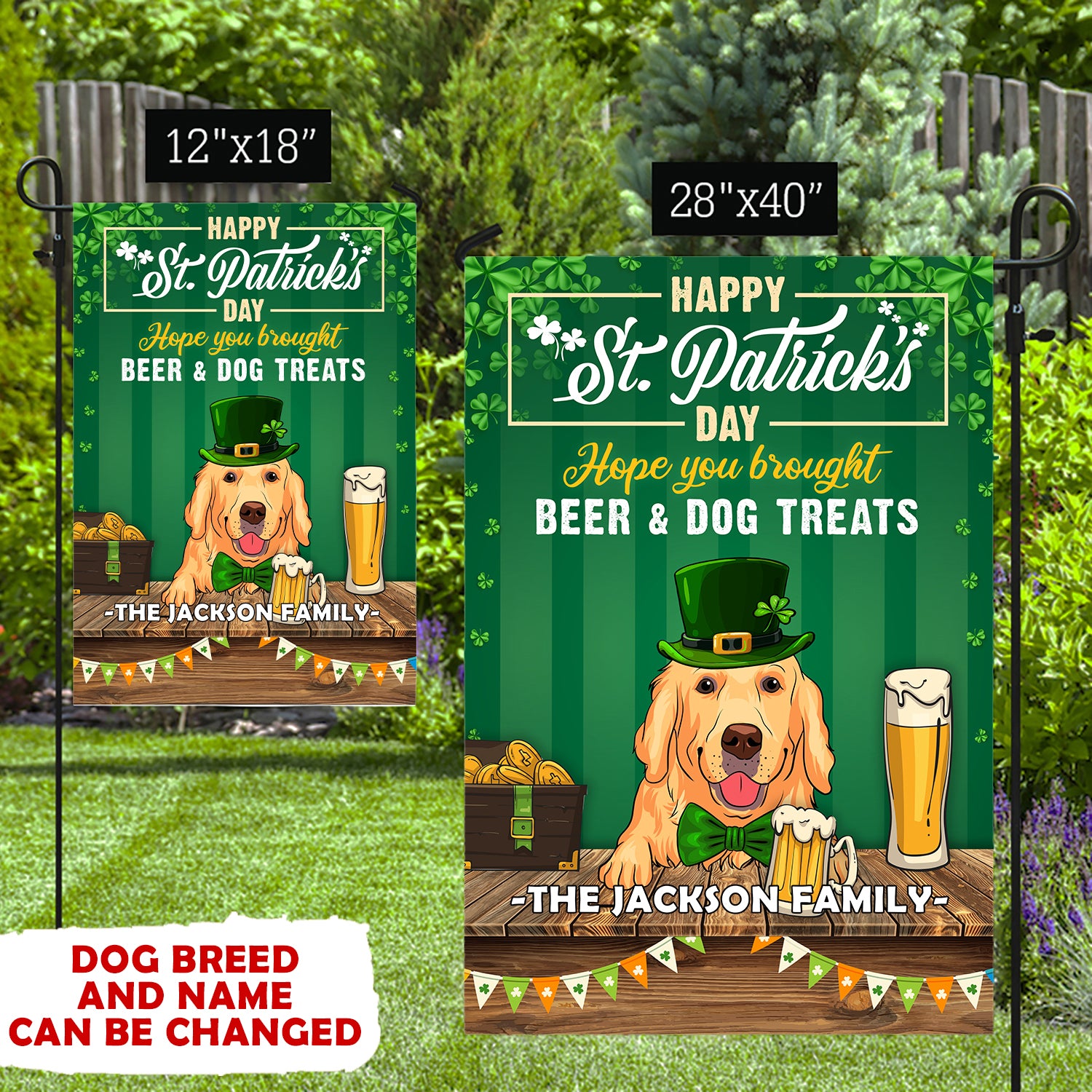 Hope You Brought - Personalized Custom Polyester Garden Flag for Pet Lovers (Sizes: 12' x 18', 28' x 40')