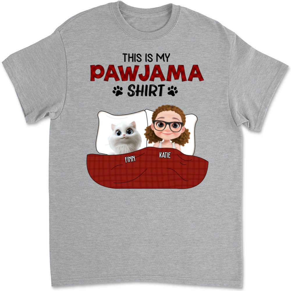 New Style Personalized Custom Unisex Pet Pawjama T-Shirt - Ideal Gift for Pet Lovers