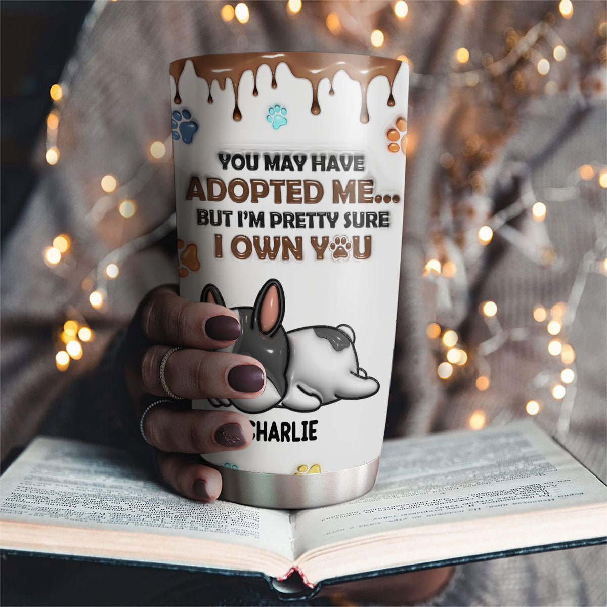 We Are Pretty Sure - Personalized Custom 3D Inflated Effect 20oz Stainless Steel Tumbler for All Occasions