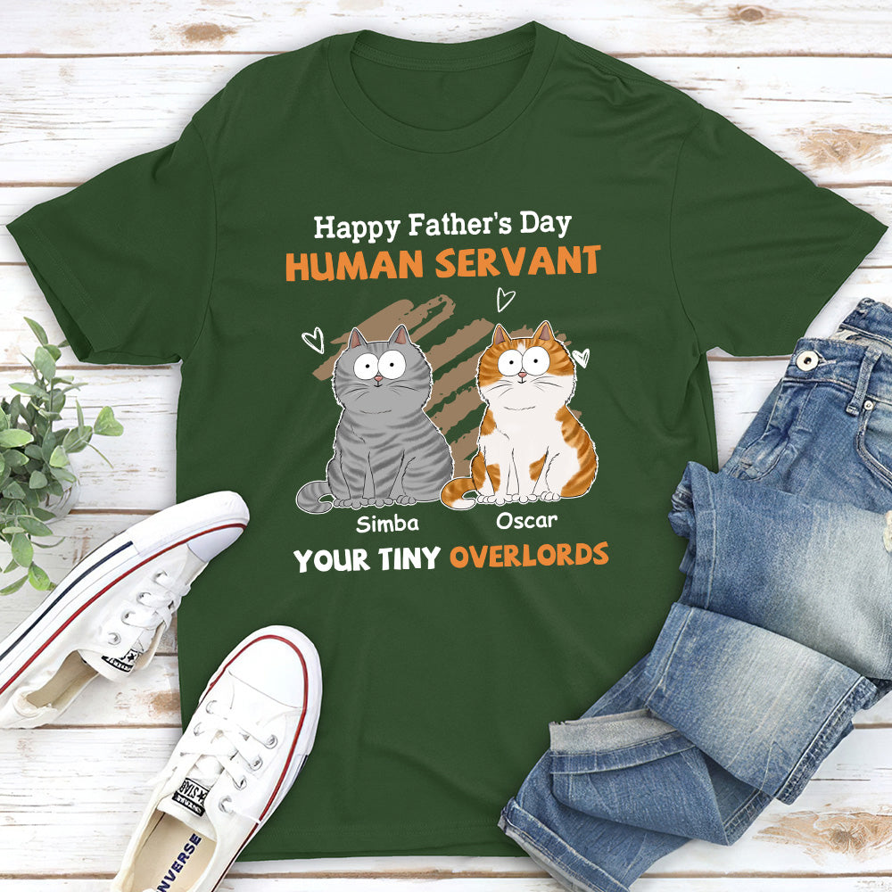 To My Human Servant - Personalized Custom Unisex 5.3 oz T-shirt for Pet Lovers