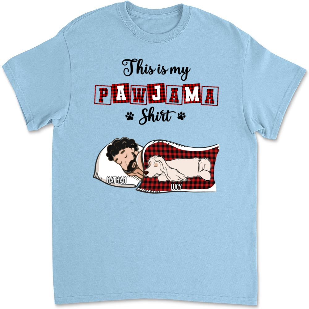 My Sleepshirt Ver Pet 2 - Personalized Custom Unisex 5.3 oz T-Shirt for Pet Lovers