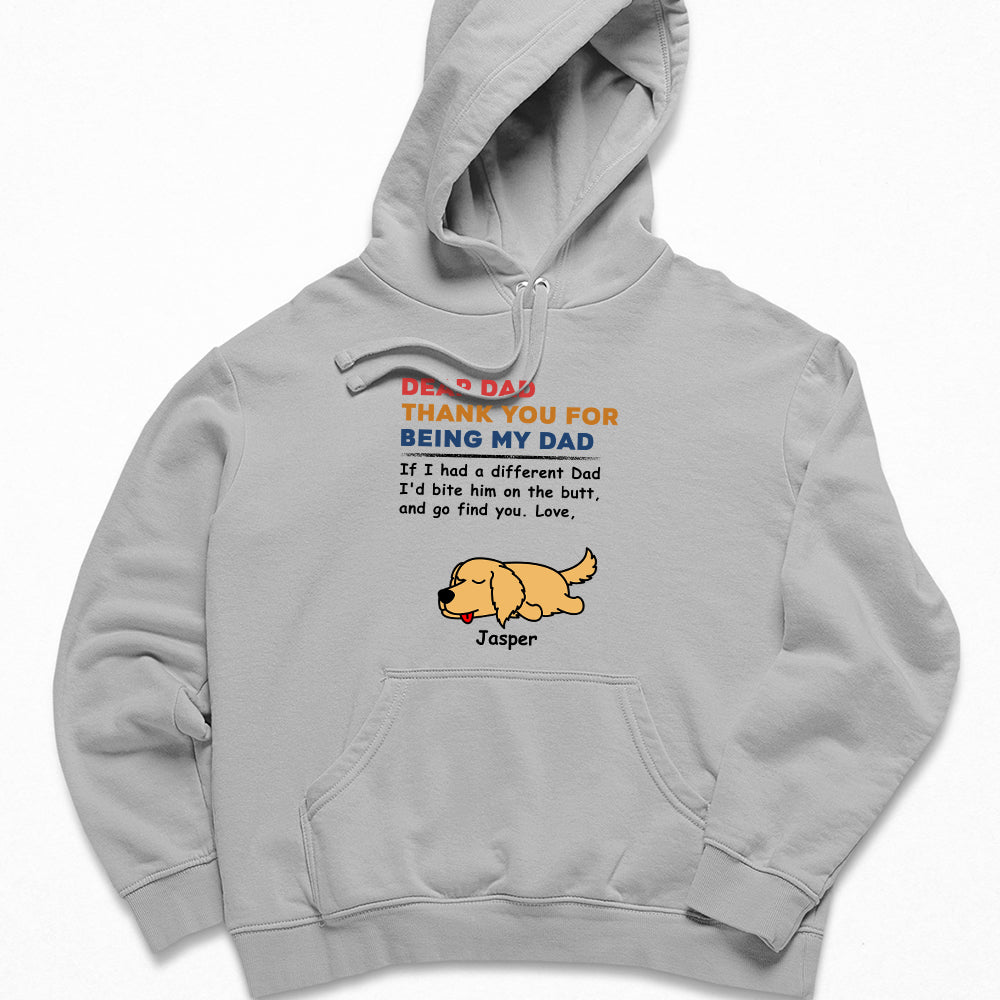 Bite The Butt – Personalized Custom Unisex 8.0 oz Hoodie for Pet Lovers