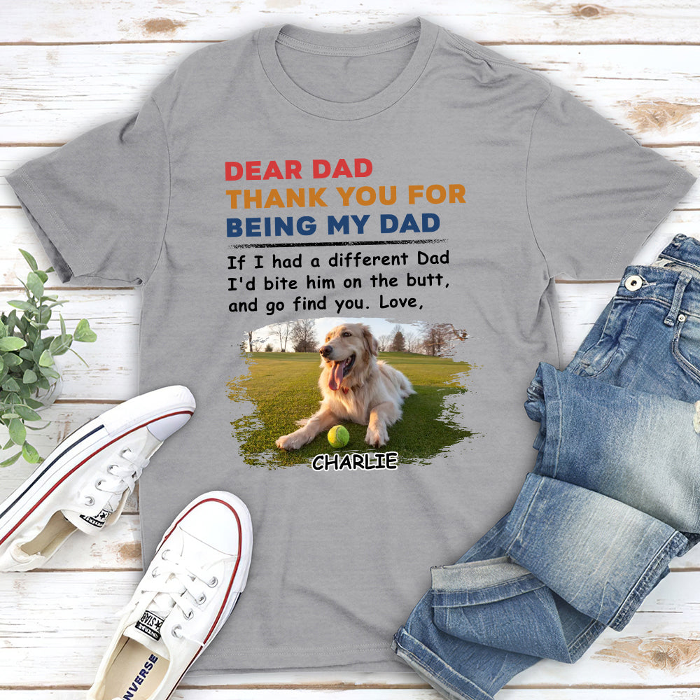 Bite The Butt - Personalized Custom Unisex T-shirt for Pet Lovers