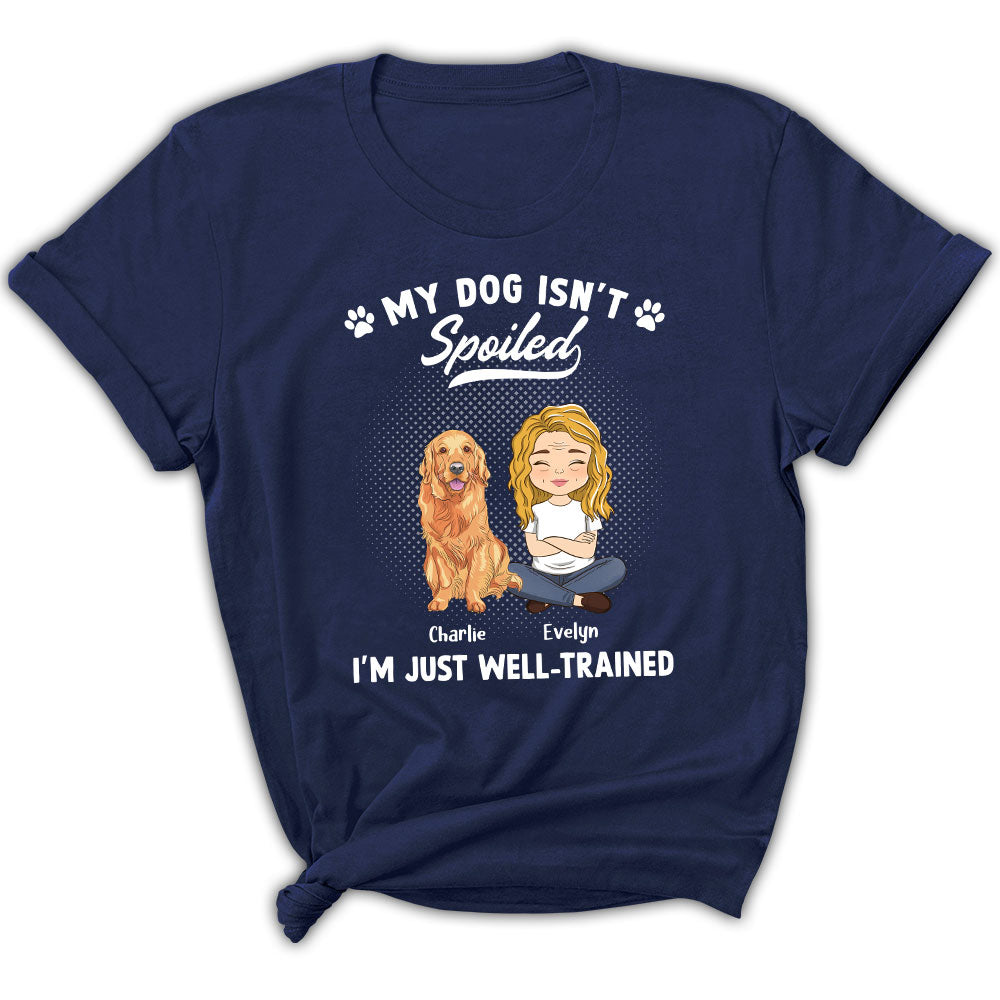 Spoiled Dog - Exclusive Personalized Custom Women's T-shirt for Pet Lovers