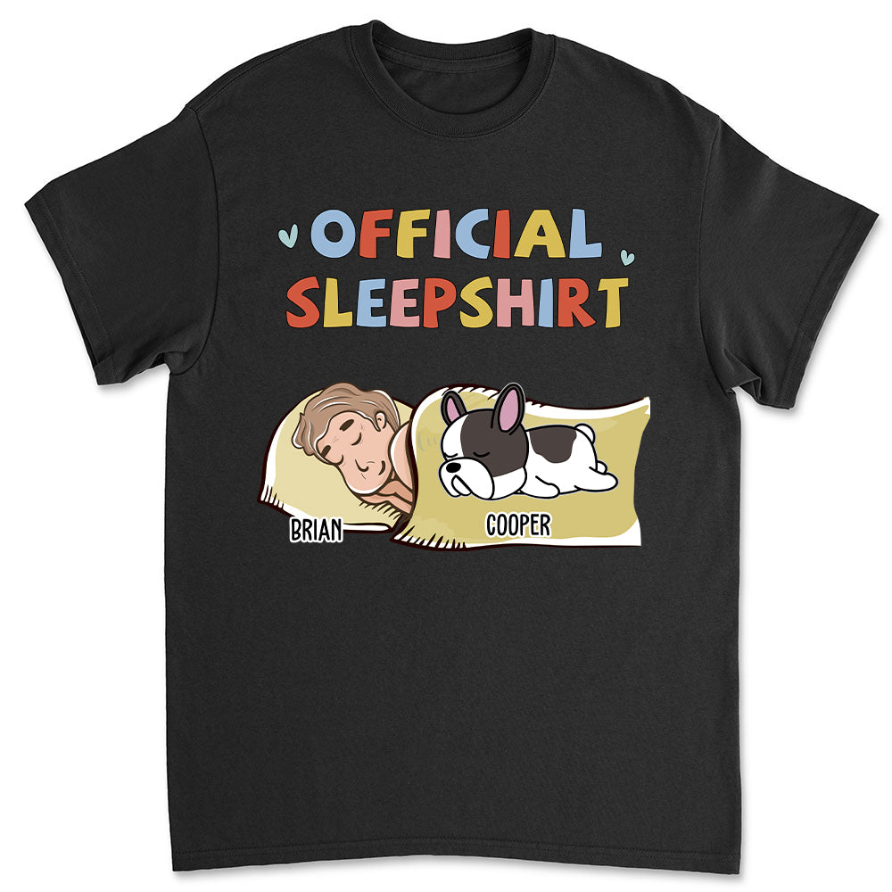Sleeping Dog Sleepshirt Version 2 - Personalized Custom Premium Men's 4.2 oz T-shirt