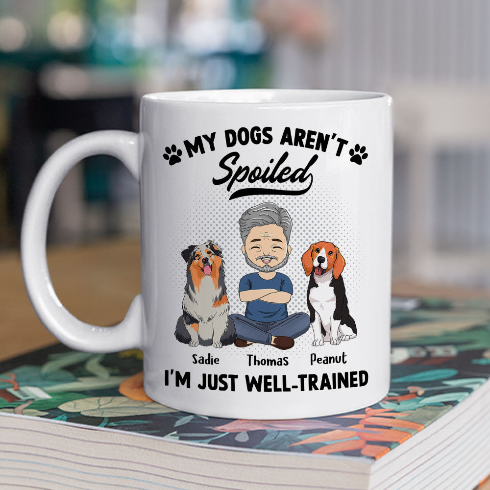 Spoiled Dog - Exquisitely Personalized 11oz Custom Coffee Mug for Pet Lovers