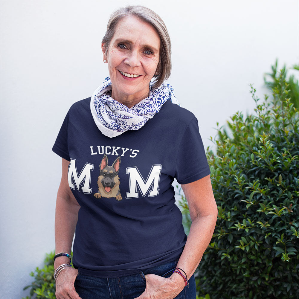 Personalized Custom Unisex Dog Dad/Mom Basic T-shirt - Ideal Gift for Pet Lovers