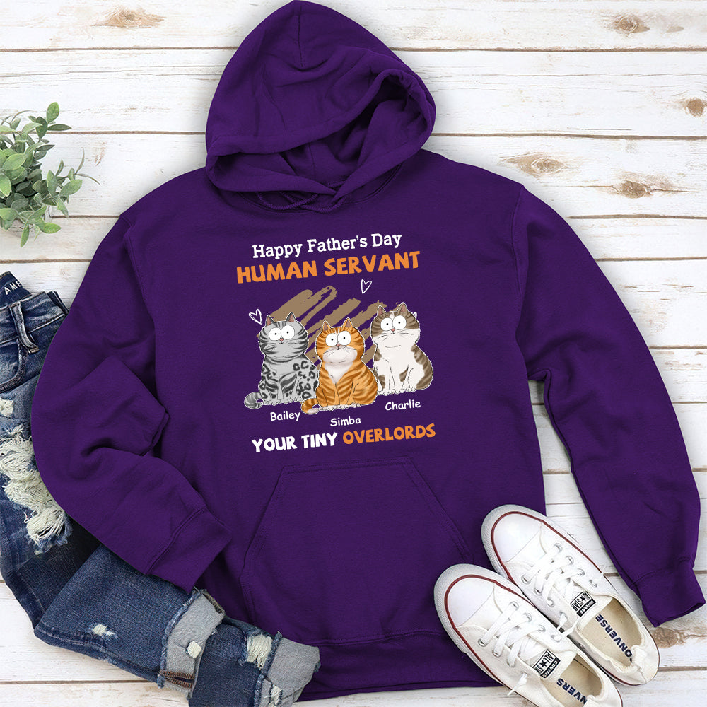 To My Human Servant - Unique Personalized Custom Unisex 8.0 oz Hoodie for Pet Lovers