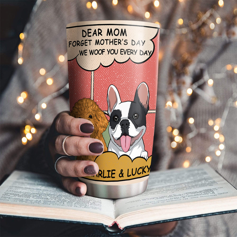 Woof You - Customizable Personalized 20oz Stainless Steel Tumbler with Thousands of Cool Designs