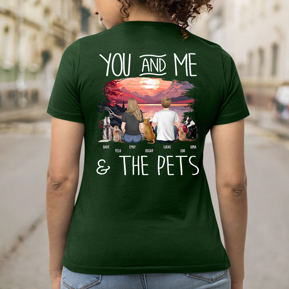 You Me Dogs - Exquisitely Personalized Custom Women's T-shirt for Pet Lovers