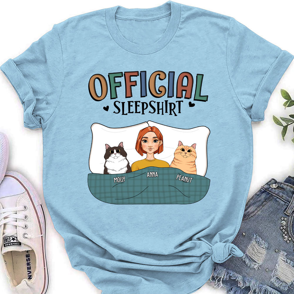 Official Personalized Custom Women's Sleepshirt Featuring Pets - Ideal Gift for Pet Lovers