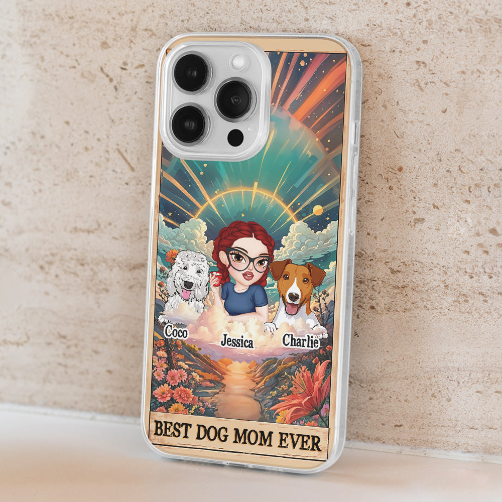 Customizable Dog Mom Tarot Personalized Phone Case - Ideal Gift for Canine - Loving Moms