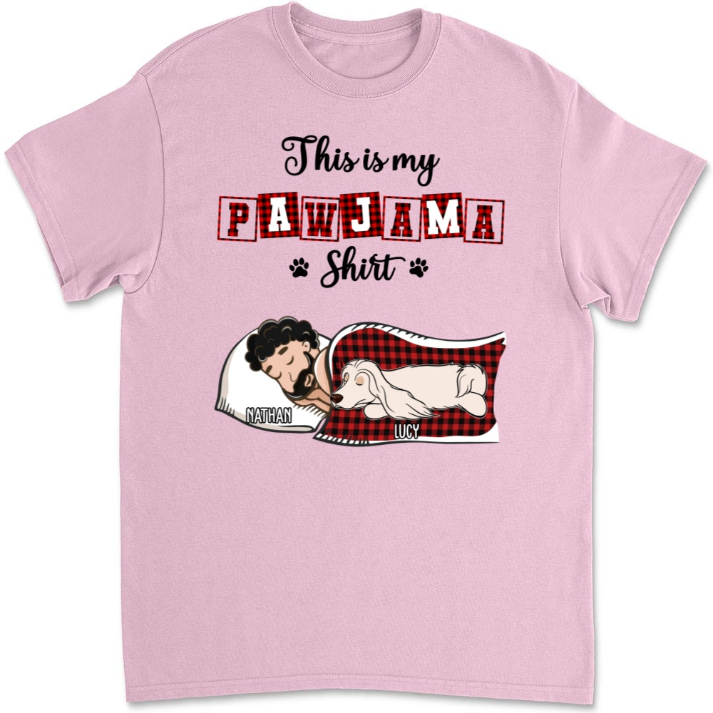 My Sleepshirt Ver Pet 2 - Personalized Custom Unisex 5.3 oz T-Shirt for Pet Lovers