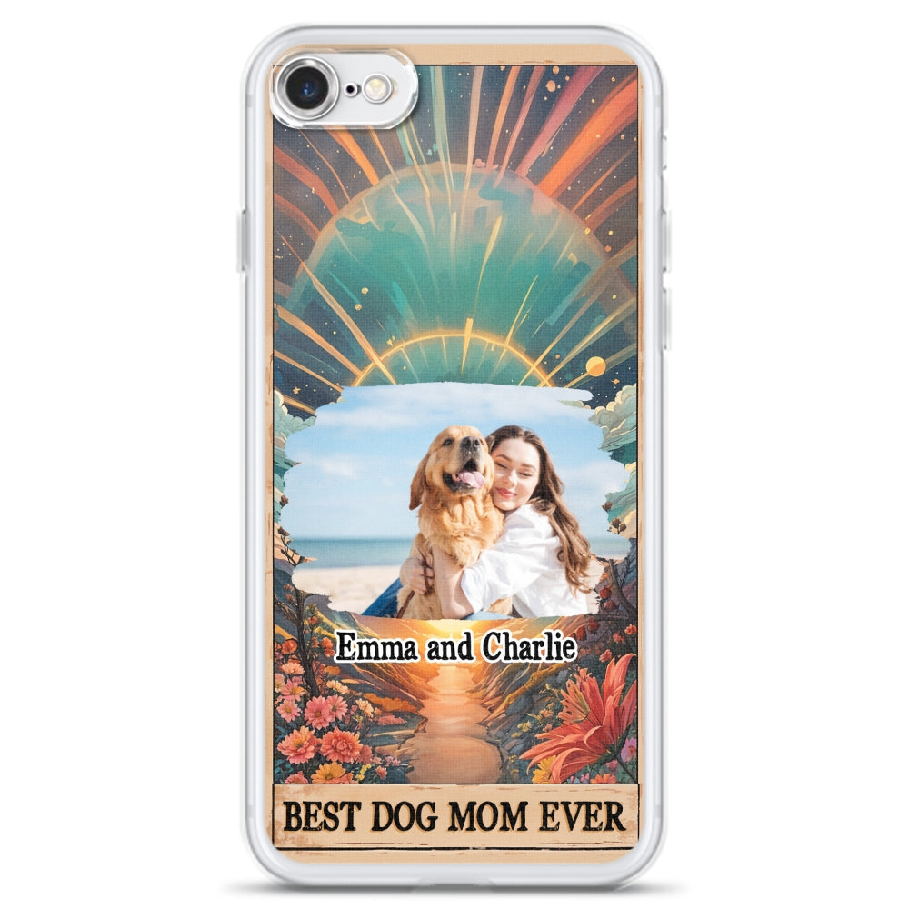 Personalized Custom Dog Mom Tarot Photo Smartphone Case - Ideal Gift for Dog Lovers