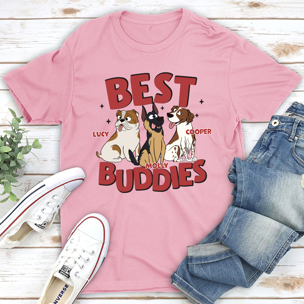 Best Buddy - Personalized Custom Unisex Heavy Cotton Midweight T-shirt for Pet Lovers