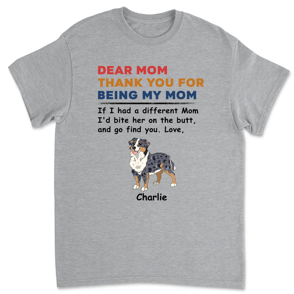 Dogs Bite You - Personalized Custom Unisex 5.3 oz T-shirt for Pet Lovers
