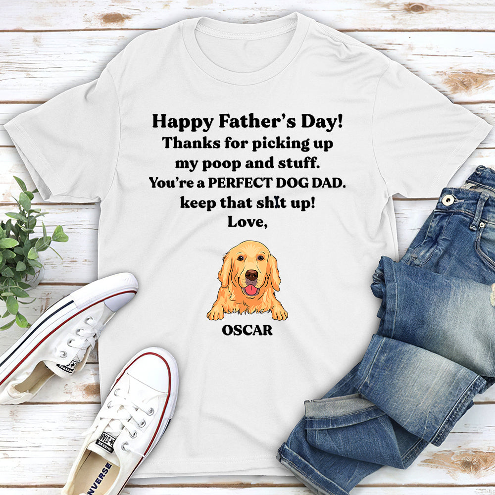 Keep It Up - Personalized Custom Unisex Heavy Cotton T-shirt for Pet Lovers