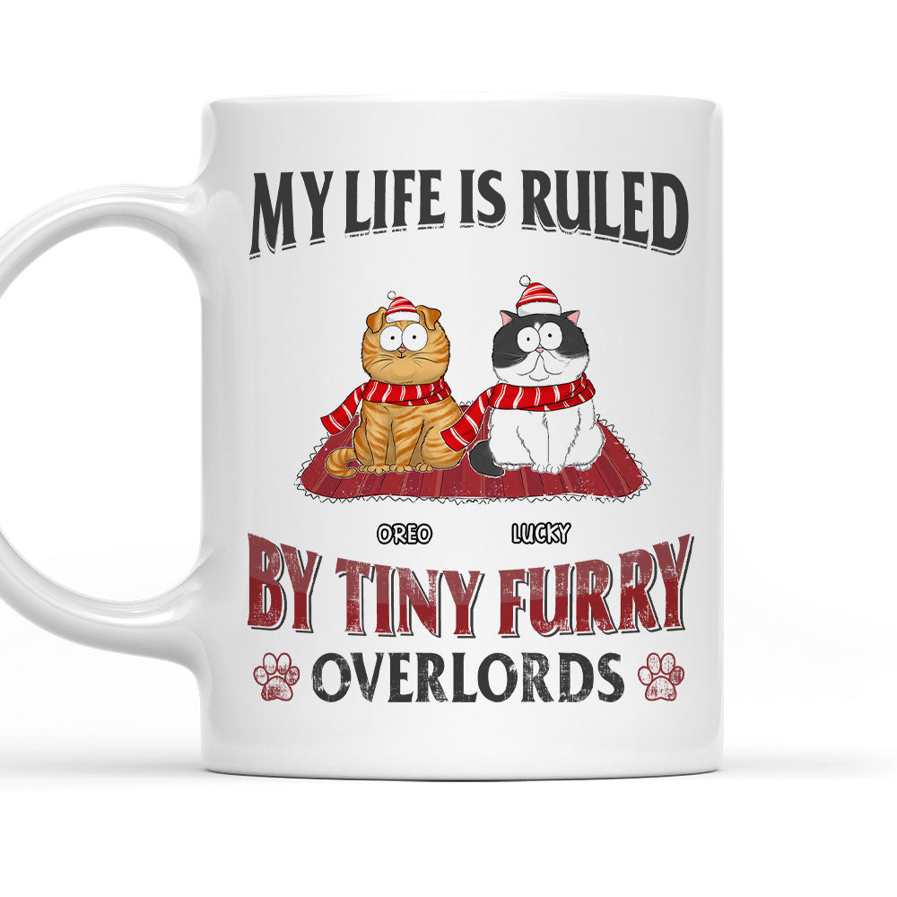 Tiny Furry Overlords - Exquisitely Personalized Custom Coffee Mug for Pet Lovers