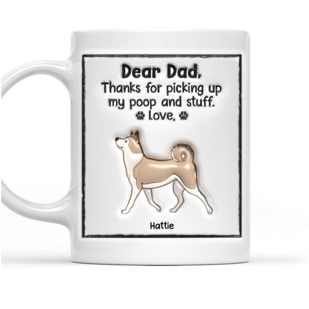 Love And Licks - Customizable 3D Inflated Effect Personalized Ceramic Mug in 11oz and 15oz