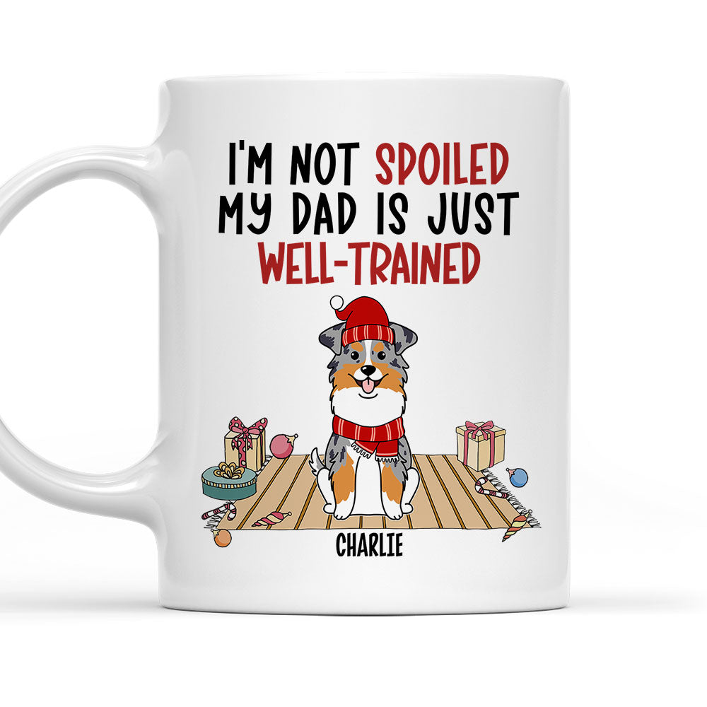 Well Trained Mom - Customizable Personalized Coffee Mug for Pet Lovers